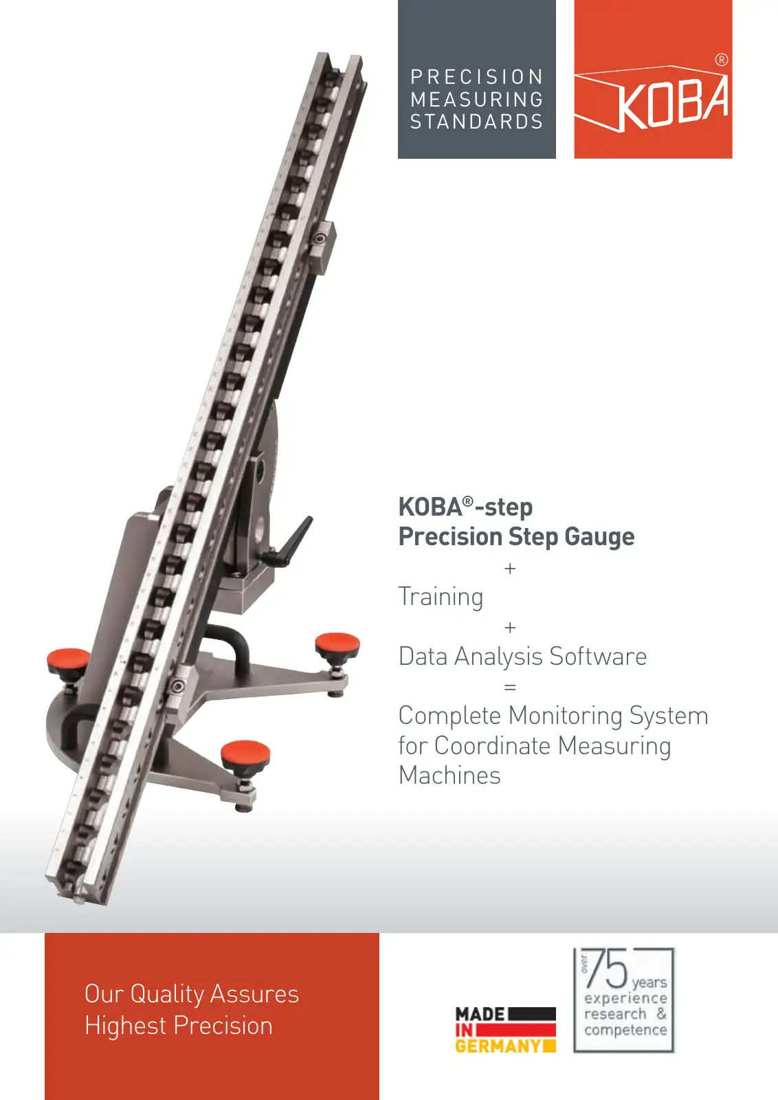Catalogo KOBA-step Precision Step Gauge
